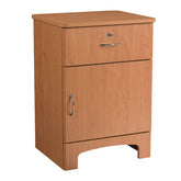 Drive Medical Oslo 1-Drawer Bedside Cabinet - Hospital Patient Room Nightstand with Storage