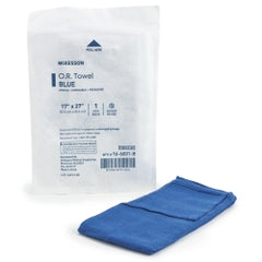 McKesson Disposable O.R. Towel Blue - Sterile 17x27 Inch Surgical Towel