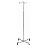 Drive Medical Economy IV Pole - Adjustable Height Medical Grade Infusion Stand