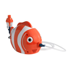 Drive Medical Fish Pediatric Nebulizer - Child-Friendly Compressor System for Kids Respiratory Care