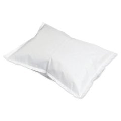 McKesson Deluxe Disposable Pillowcase - White 21 x 30 Inch Standard Size - Case of 100