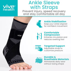 Ankle Sleeves with Straps
