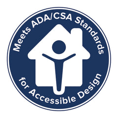 White Powder-Coated Grab Bar