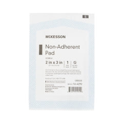 McKesson Polyester Non-Adherent Wound Dressing - Sterile Medical Pad for Light Drainage