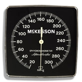 LUMEON Aneroid Blood Pressure Gauge - 6 Inch Luminescent Dial, 300mmHg, Chrome-Plated