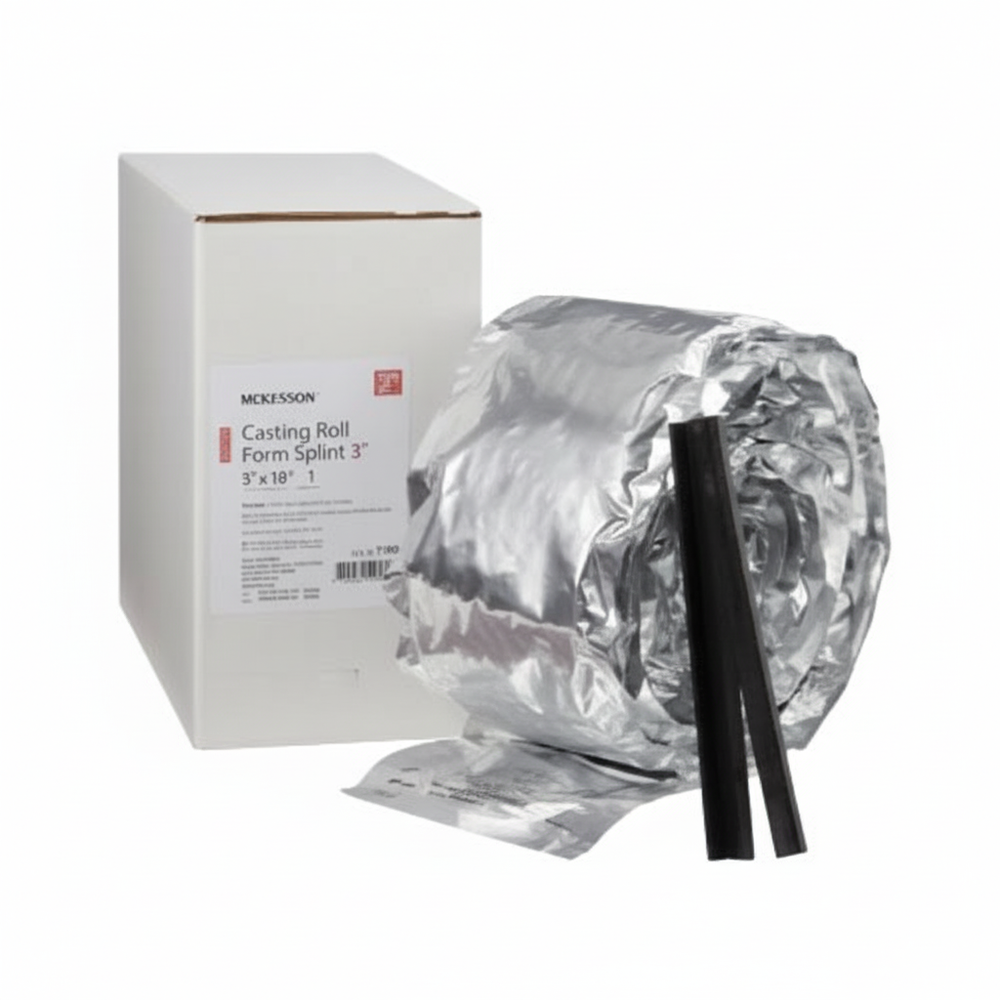 45-degree angle view of casting roll