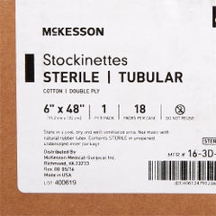 Sterile Surgical Stockinette - Double Ply Cotton Knit Tubular Bandage (Multiple Sizes Available)