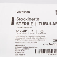 Sterile Surgical Stockinette - Double Ply Cotton Knit Tubular Bandage (Multiple Sizes Available)
