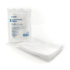 Sterile Nonwoven Trauma Dressing - Absorbent First Aid Wound Care for Lacerations, Burns & Abrasions