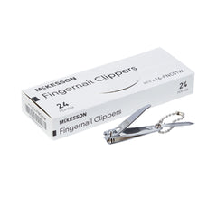 Professional Fingernail Clippers with File & Keychain - Curved Jaw Design (12.4 x 54.4 x 13.5 mm)