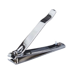 Professional Toenail Clippers with File - Curved Jaw Thumb Squeeze Design