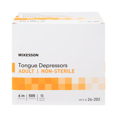 Premium Wooden Tongue Depressors for Medical Examinations - 6 Inch Adult Size, Sterile & Non-Sterile Options