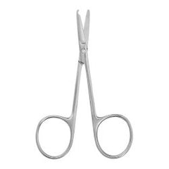 Littauer Suture Scissors - Stainless Steel with Hook-Shaped Tip and Finger Ring Handle, Non-Sterile