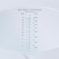 Non-Sterile Commode Specimen Collector - 27 oz / 800cc Graduated Urine Stool Collection Container