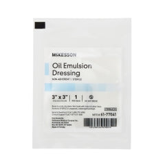 Oil Emulsion Impregnated Non-Adhering Sterile Dressing - White Knitted Mesh