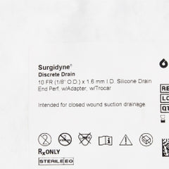 Professional Sterile Wound Drain Tube with Trocar - Perforated Radiopaque Medical Grade Drainage System