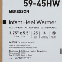 McKesson Instant Infant Heel Warmer - Chemical Heat Pack for Neonatal Blood Collection (One Size)