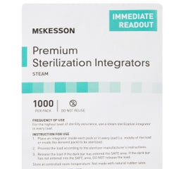 McKesson Class 5 Steam Sterilization Chemical Integrator Strip, 4 Inch - Case of 1000