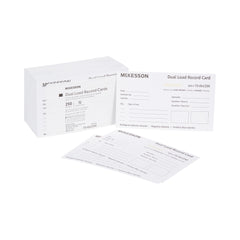 McKesson Dual Load Sterilization Record Card - Multi-Parameter Chemical Indicator, 3 x 5 Inch, White