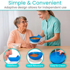 Spill-Proof Bowl and Plate Set