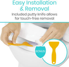 Cushioned Toilet Seat Riser (4 inch)