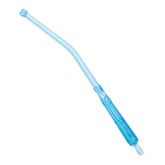 Yankauer Suction Tube Handle - Sterile Rigid Bulb Tip - Non-Vented Clear Shatterproof Design