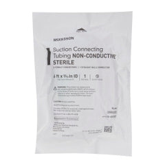 Medical Suction Connector Tubing - Sterile Clear Ribbed PVC 3/16 Inch ID