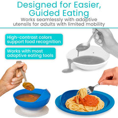 Spill-Proof Bowl and Plate Set