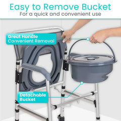 Core Shower Commode Transport Wheelchair