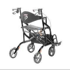 Airgo Fusion F23 Side-Folding Rollator & Transport Chair