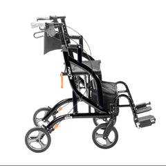 Airgo Fusion F23 Side-Folding Rollator & Transport Chair