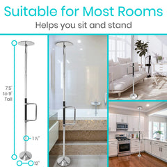 Floor to Ceiling Grab Bar