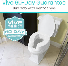 Cushioned Toilet Seat Riser (4 inch)