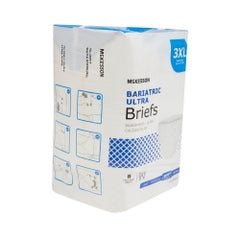 McKesson Ultra Bariatric Adult Briefs 3X-Large - Heavy Absorbency Incontinence Protection