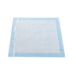 McKesson Classic Plus Underpads - Disposable Bed Pads, Light Absorbency 800g, Blue Poly Backsheet