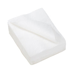 Disposable Washcloths - Non-Woven, Double Re-Creped, Soft & Absorbent, White