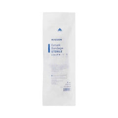 McKesson Esmark Sterile Compression Bandage - 4" x 4 Yard Blue, Latex-Free for Limb Exsanguination