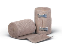 Medline Soft-Wrap Nonsterile Elastic Bandages - Polyester Cotton Blend with Closure Clips | MPN MDS046002