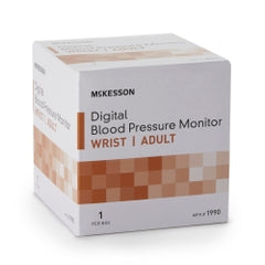 Digital Blood Pressure Monitor with Wrist Cuff - Automatic One-Touch Operation with Memory Storage