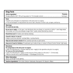 Povidone-Iodine Antiseptic Swabsticks 10% - Sterile Pre-Surgical Prep & First Aid (3-Pack)