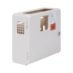 Sharps Container Wall Locking Cabinet - 5 Quart Capacity with Viewing Window