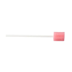 Untreated Oral Foam Swabsticks - 5 Inch Disposable Mouth Care Swabs for Oral Hygiene
