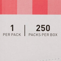 Oral Swabstick with Dentifrice - Pink Foam Tip, Paper Shaft, Non-Sterile - Single Use Dental Hygiene Swabs