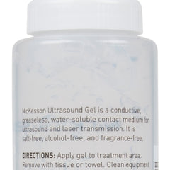 McKesson Conductive Ultrasound Laser Transmission Gel - 8.5 oz High Viscosity Clear Gel
