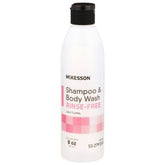 Rinse-Free Shampoo and Body Wash - No-Water Cleansing for Bed-Bound Patients, 8 oz