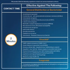 Disposable Germicidal Surface Wipes - Hospital-Grade Disinfectant for Hard Non-Porous Surfaces