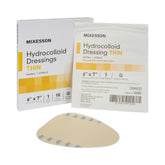 McKesson Thin Hydrocolloid Sacral Dressing - Sterile Wound Care with Film or Foam Backing