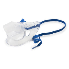 Pediatric Aerosol Mask - Clear Vented Design with Adjustable Head Strap - Elongated Style