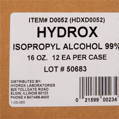 McKesson 99% Isopropyl Alcohol - 16 oz Antiseptic Cleaning Solution for Medical Equipment & Surface Disinfection