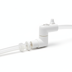 90-degree secure lock connector